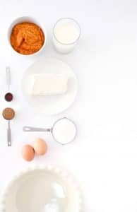 Cooking Ingredients on White Background